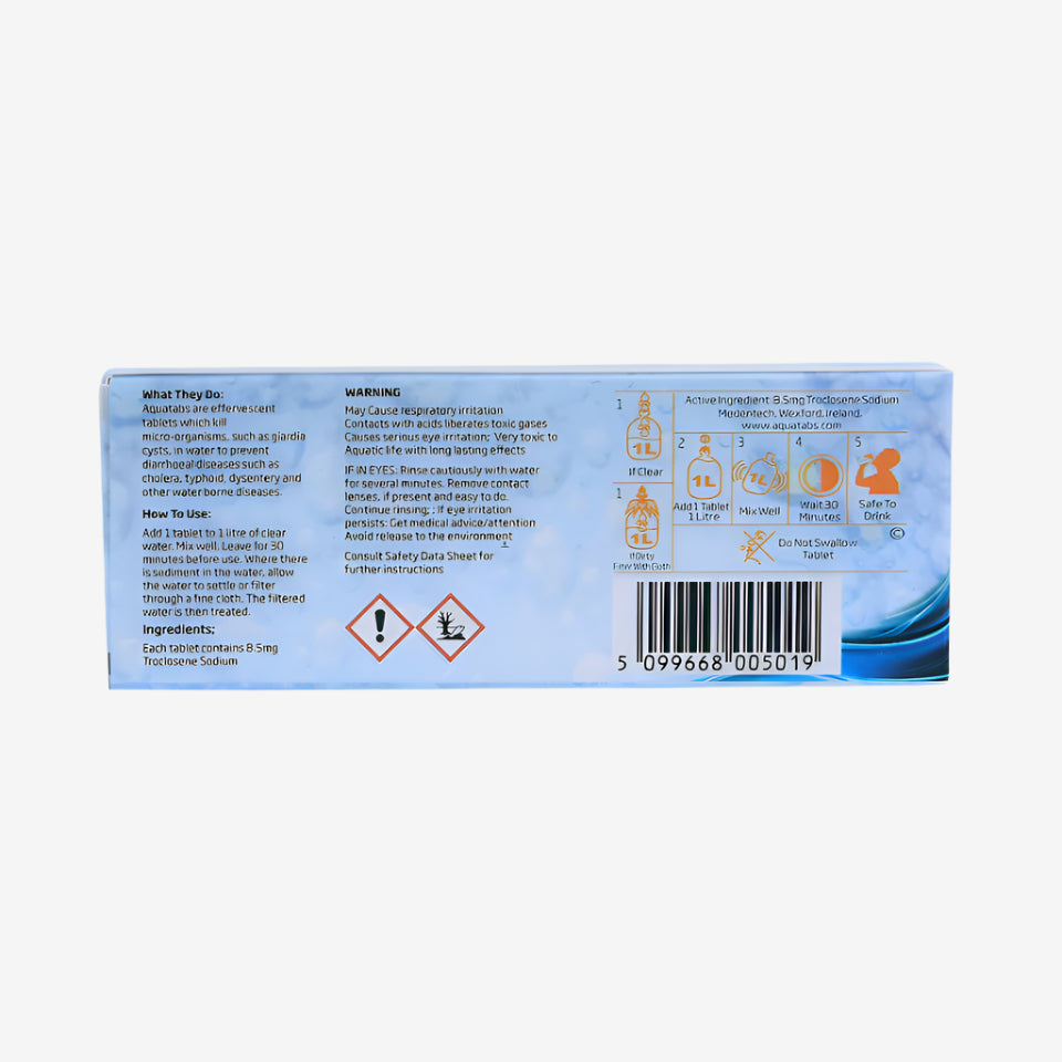 BCB Water Zuiverings Tabletten