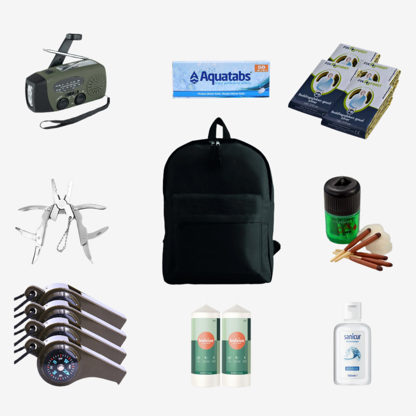 Noodpakket Essentials – Medium (4p.)