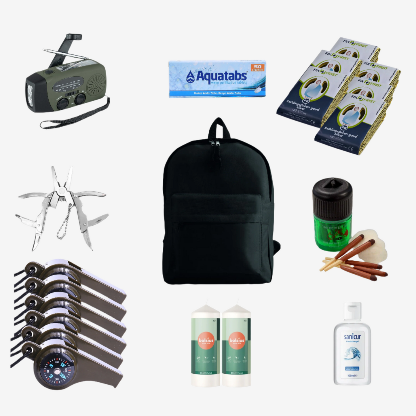 Noodpakket Essentials – Large (6p.)